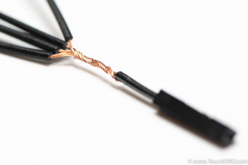 Twist the wires to make a reliable solder joint